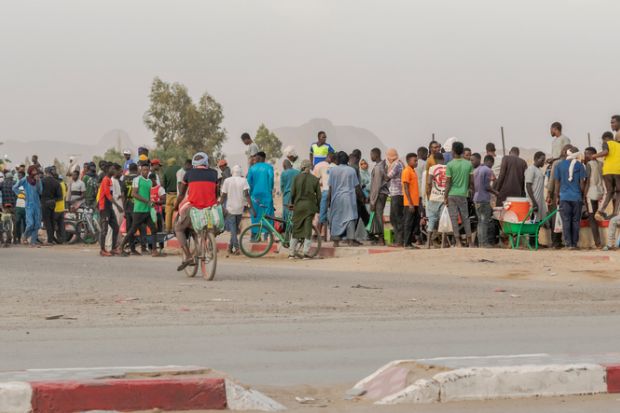Crowd in Algeria